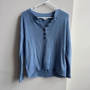 NWT American Eagle Outfitters Blue V-Neck Sweater